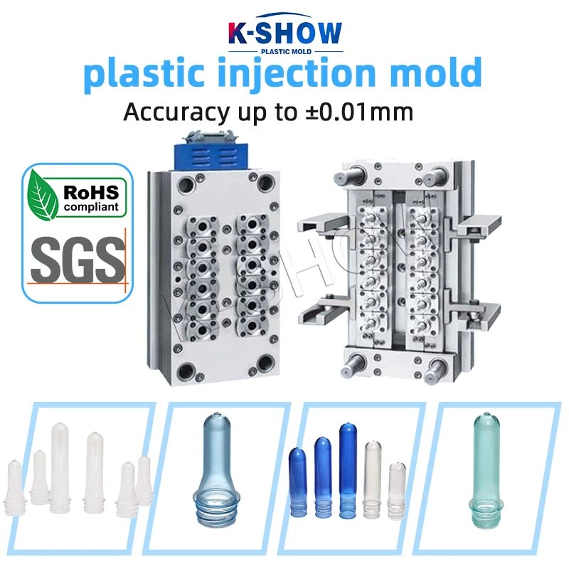 Plastic Carbonated Beverage Bottle Preform Mold